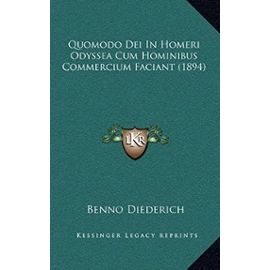 Quomodo Dei In Homeri Odyssea Cum Hominibus Commercium Faciant (1894)