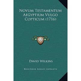 Novum Testamentum Aegyptium Vulgo Copticum (1716) - Unknown