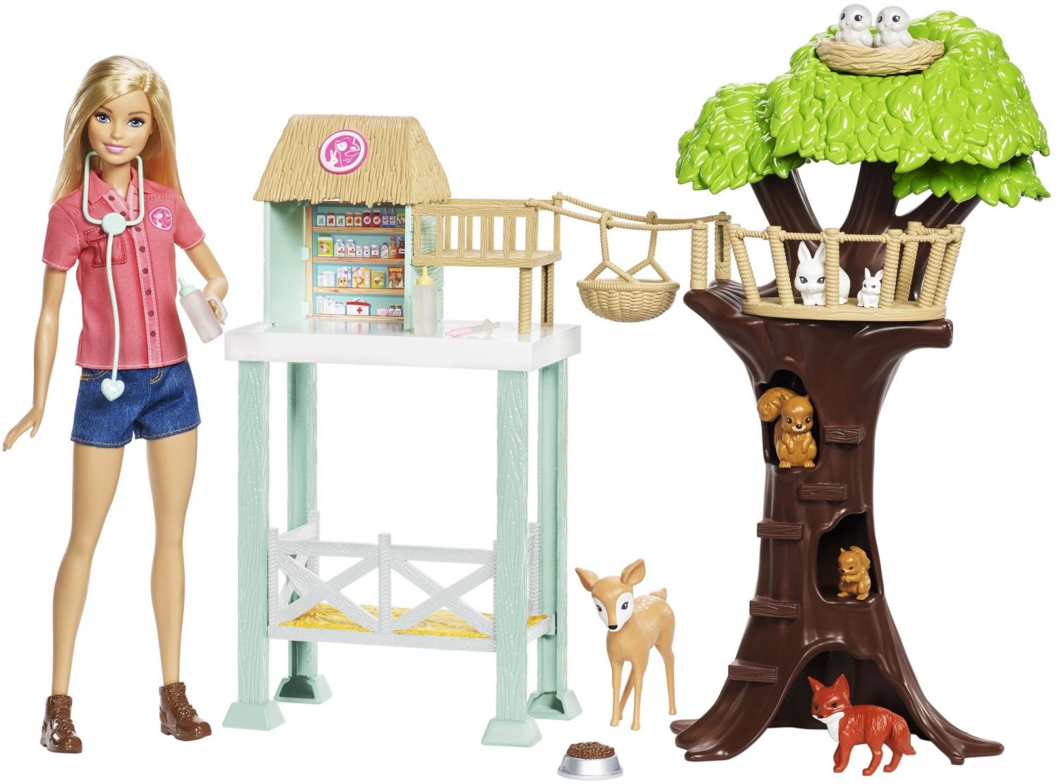 Realite Coffret Barbie Refuge Des Animaux