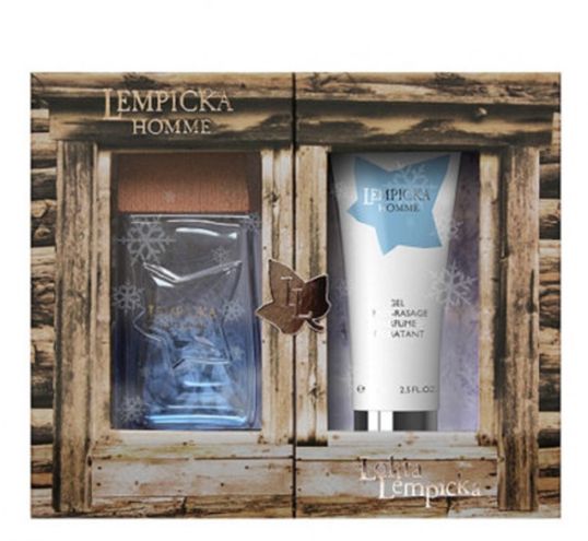 Coffret Lolita Lempicka Homme Eau De Toilette 100ml Vaporisateur / Aftershave Gel 75ml