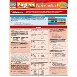 English Fundamentals 1: Reference Guide (Quickstudy: Academic) - Inc. Barcharts