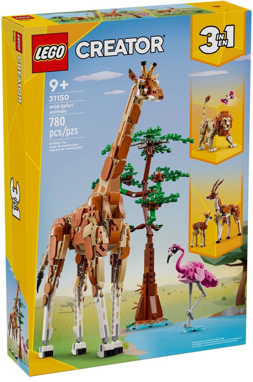 Lego Creator - Les Animaux Sauvages Du Safari - 31150