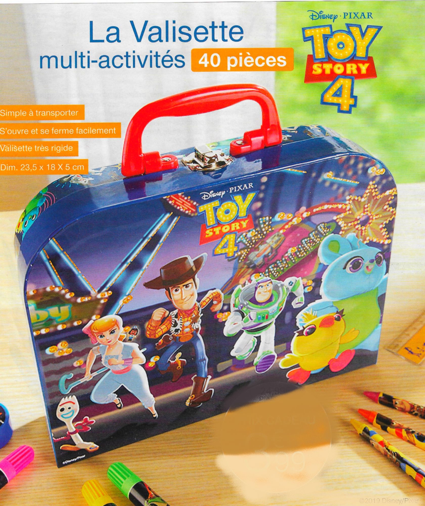 Valisette Multi Activités 40 Pieces Toy Story 4