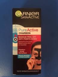 Masque Visage Peel off Anti points Noirs Garnier Le Tube De 50ml