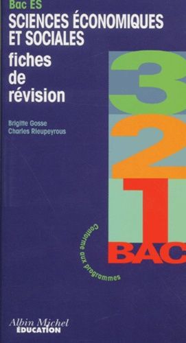 Sciences économiques et sociales bac ES