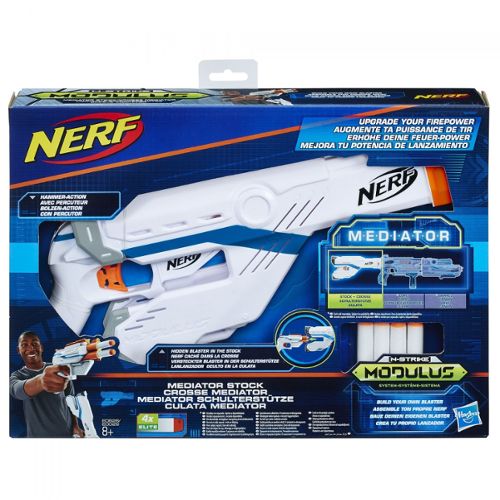 Nerf Nerf Modulus Mediator Crosse De Rangement Et Flechettes Nerf Modulus Officielles Rakuten