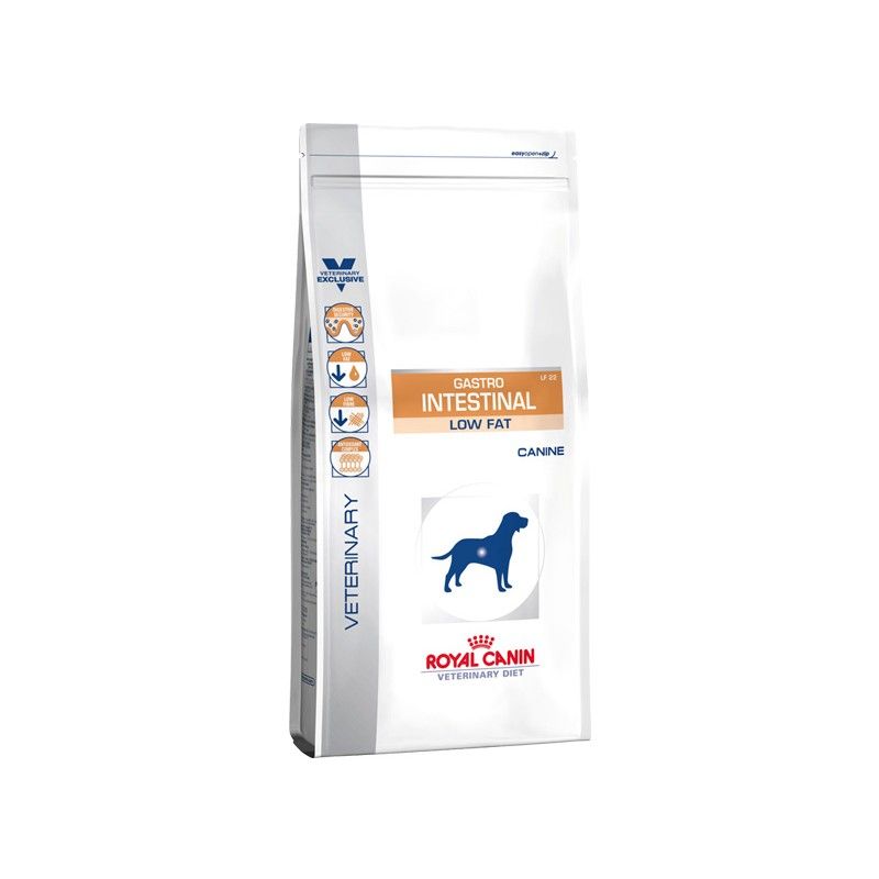 Croquettes Gastro Intestinal Low Fat Chien Sac 6 Kg - Veterinary Health Nutrition