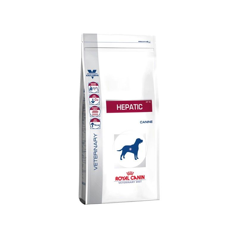 Croquettes Hepatic Chien Sac 12 Kg - Veterinary Health Nutrition