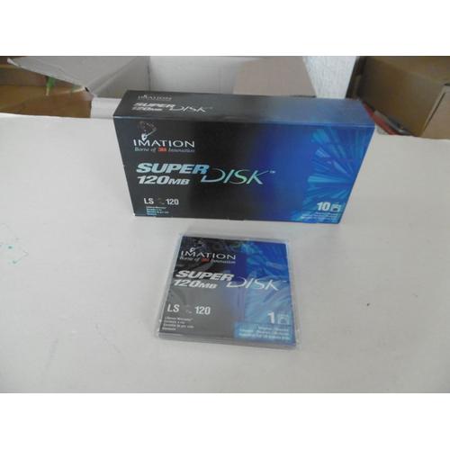 Disquette 3 1/2" Super Disk L120Mb Imation Ls120