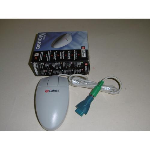 Labtec 3 Button Mouse - Souris - 3 Boutons - Filaire - Ps/2 - Pour La Vente Au Détail