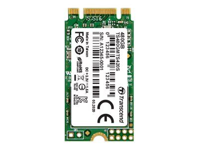 Transcend 480 Go .2 Série ATA III 3D NAND Neuf - vue 3