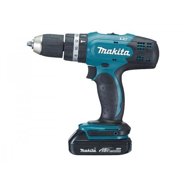 Perceuse visseuse à percussion 18V 3.0Ah x 2 Li Ion 2 vitesses MAKITA DHP453SFE