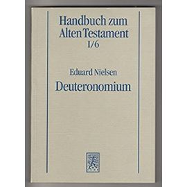 Deuteronomium (Handbuch Zum Alten Testament) (German Edition) - Unknown