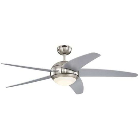 LED Ventilateur de plafond avec lampe à intensité variable 'Bendan' en bois pour salon & salle à manger - vue 3