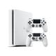 Sony Playstation 4 Slim D 500 Go Blanche + 2 Manettes DualShock 4 Blanches