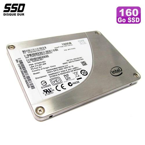 Ssd 160Go Intel 320 Series Ssdsa2Bw160G3H 652185-002 658540-001 4Pc10365 3Gbps