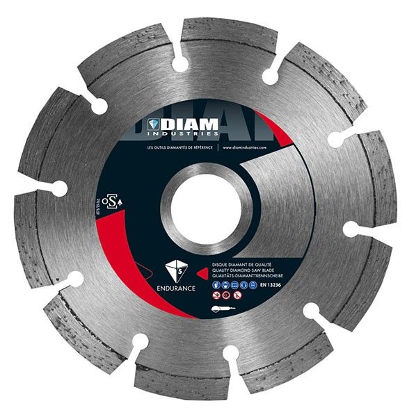 Disque Diamant Ø125 MM Pour le Béton, Matériaux tendres et abrasifs - TRA125