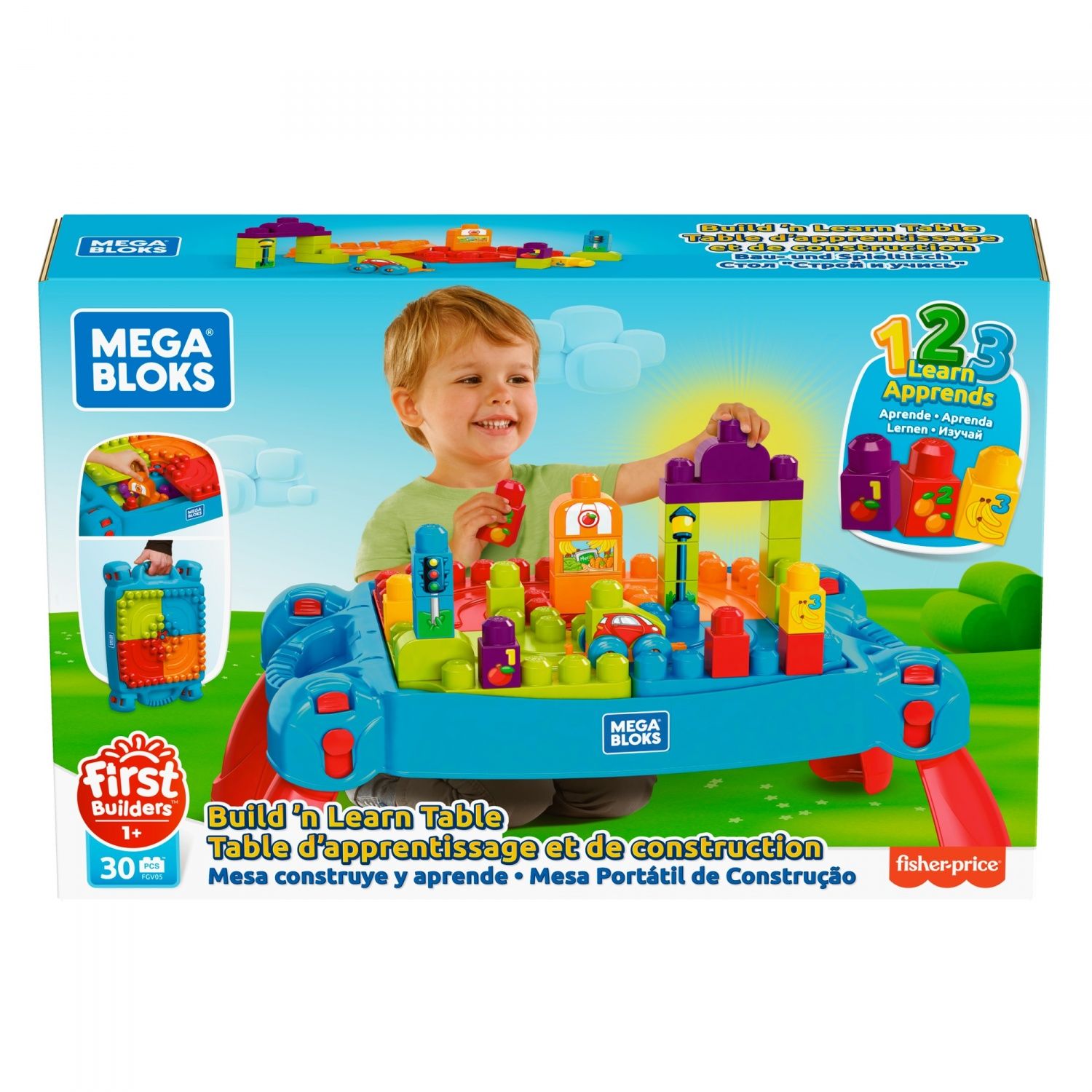 First Builders Mega Bloks La Table D'apprentissage Et De Construction