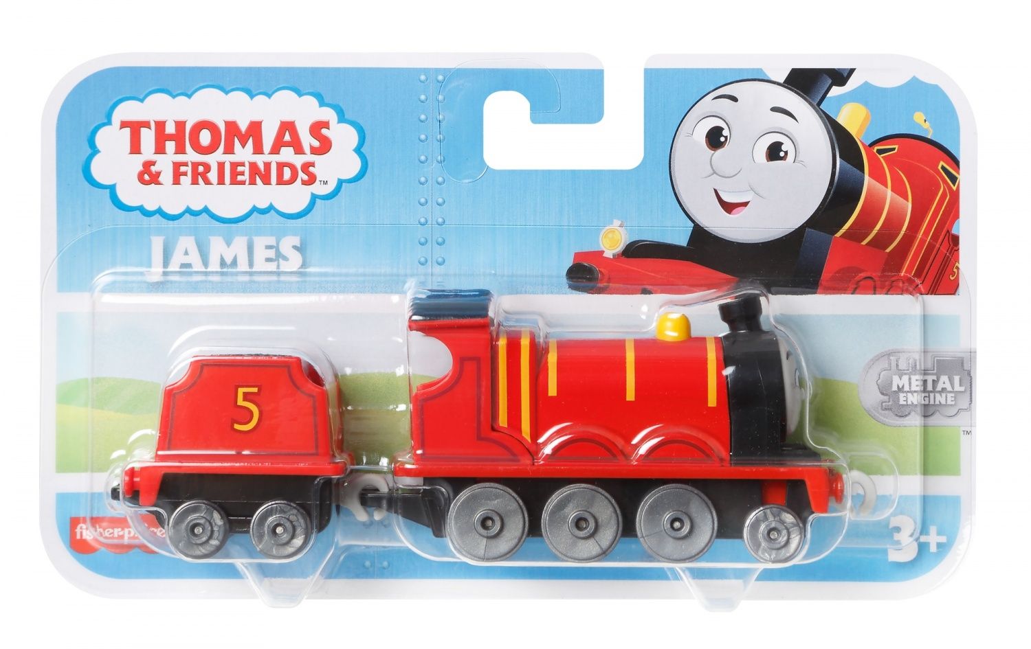 Thomas & Friends Fisher Price Thomas Et Ses Amis Locomotive James En Métal - vue 2