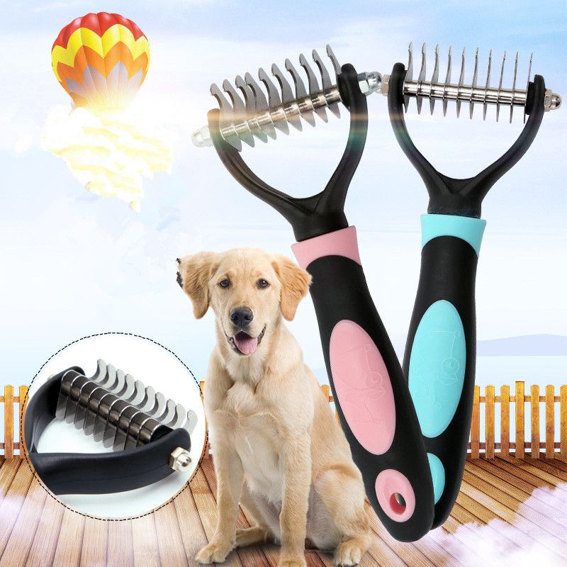 Meilleurs prix pour Ages 1 Pc Nouveau 10 Lame Peigne Pour Animaux De Compagnie Fourrure Pratique Et Confortable Toilettage Desheding Chien Chat Tondeuse Outil Brosse Livraison Directe Offre Spéciale