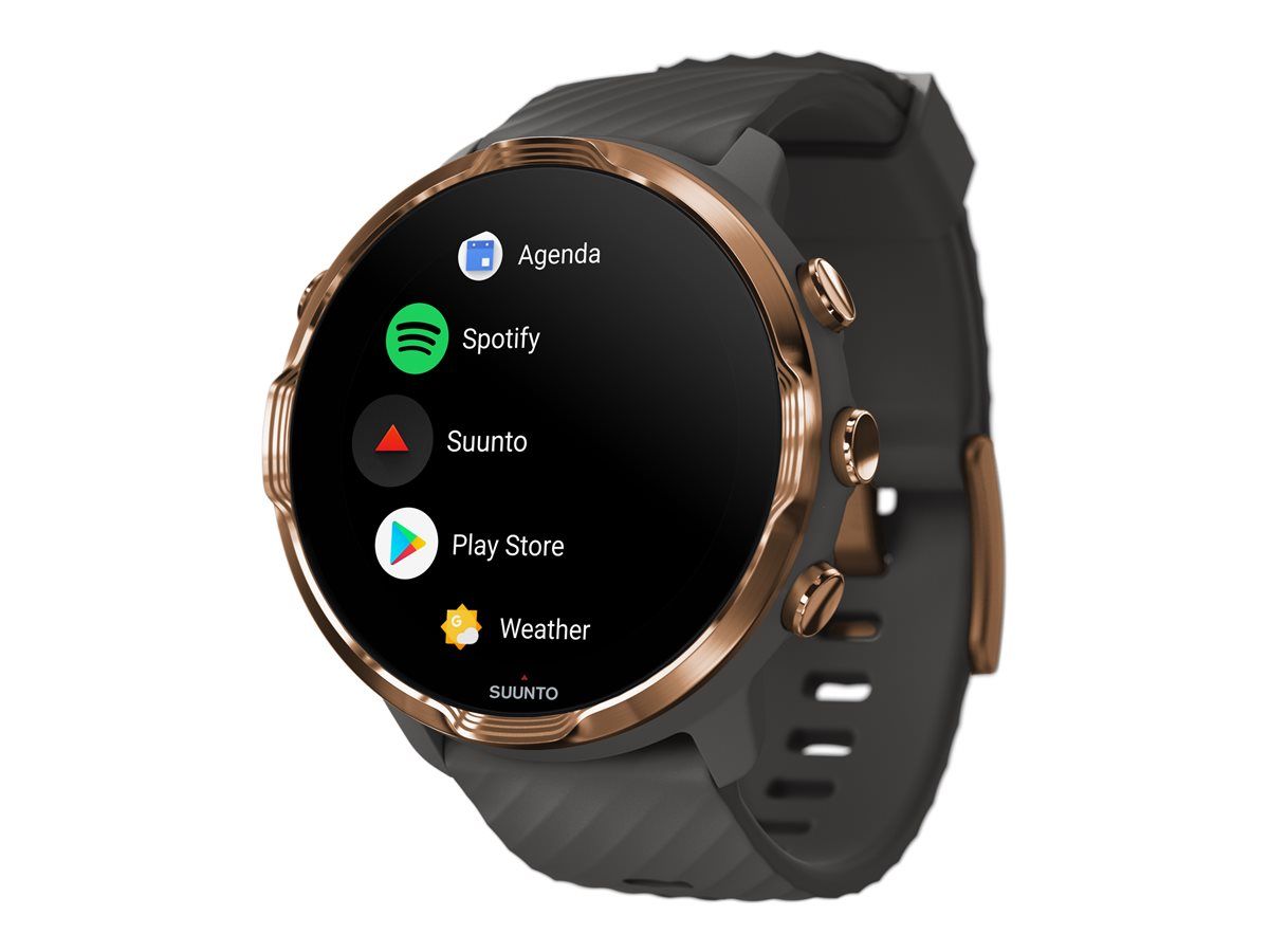 Suunto 7 Montre De Sport Avec Bracelet Silicone Taille Du Poignet : 125 230 Mm Bluetooth Wi Fi Nfc 70 G