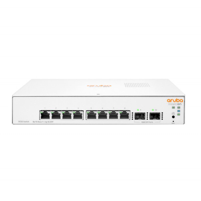 HPE Networking Instant On 1930 8G 2SFP Switch Commutateur C3 Géré 8 x 101001000 + 2 x Gigabit SFP de bureau