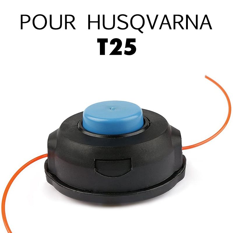 Tête de débroussailleuse avec fil tondeuse à gazon Outil de jardin pour Husqvarna T25