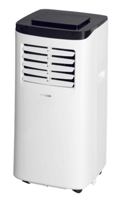 HYUNDAI Climatiseur mobile 7000 BTU Classe A Système à auto évaporation + kit d'évacuation