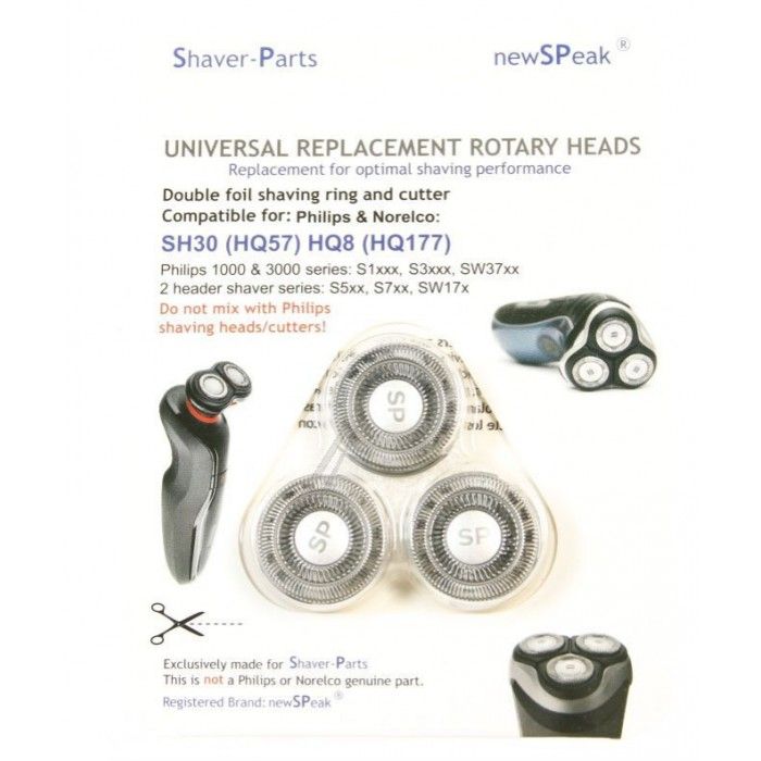 Tête de rasoir Philips HQ850 pour rasoirs électriques HQ8 HQ9 HQ177 Pièce d'origine constructeur - vue 2