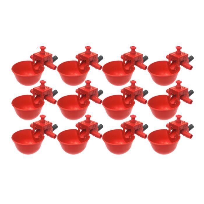 Xm 15 Pcs Automatique Pot À Boire Élevage De Volaille Spécial Potable Gamelle - Ecuelle - Accessoire De Gamelle - Accessoire Ecuelle