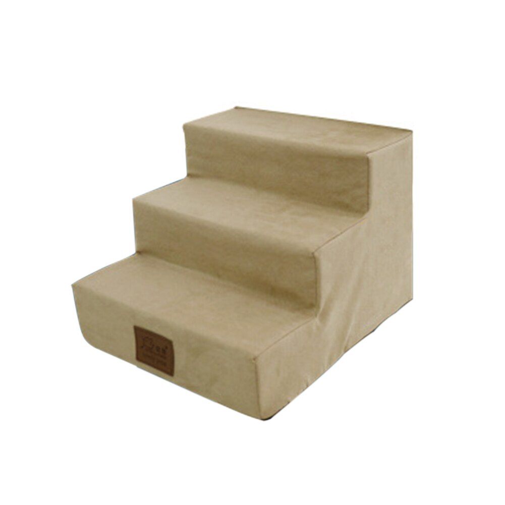 Xm Accessoires Pour Animaux Domestiques 3 Marches Escalier Pour Chien Rampe D'intérieur Échelle De Chiot Pliable Et Portable Coussin De Lit