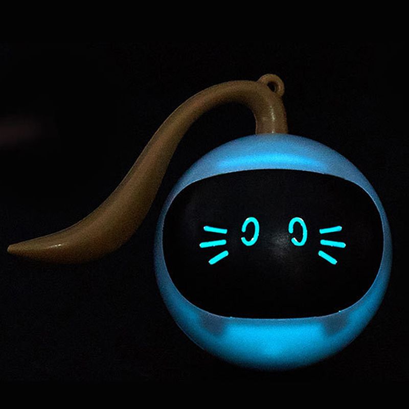 Balle Rotative ¿¿ Led Pour Chat, Jouet Interactif Intelligent, Color¿¿, Rechargeable Par Usb, Accessoire ¿¿Lectronique Pour Chaton
