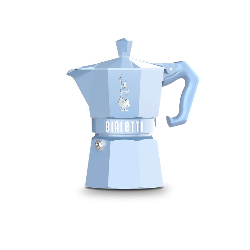 BIALETTI Moka Exclusive 3 Coupes en Azure