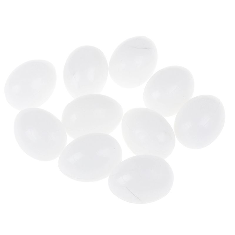 Meilleurs prix pour Pièces/Lot Faux Oeufs En Plastique Pigeon Oeuf Solide Pigeon Faux Oeuf Pigeon Fournitures D'éclosion