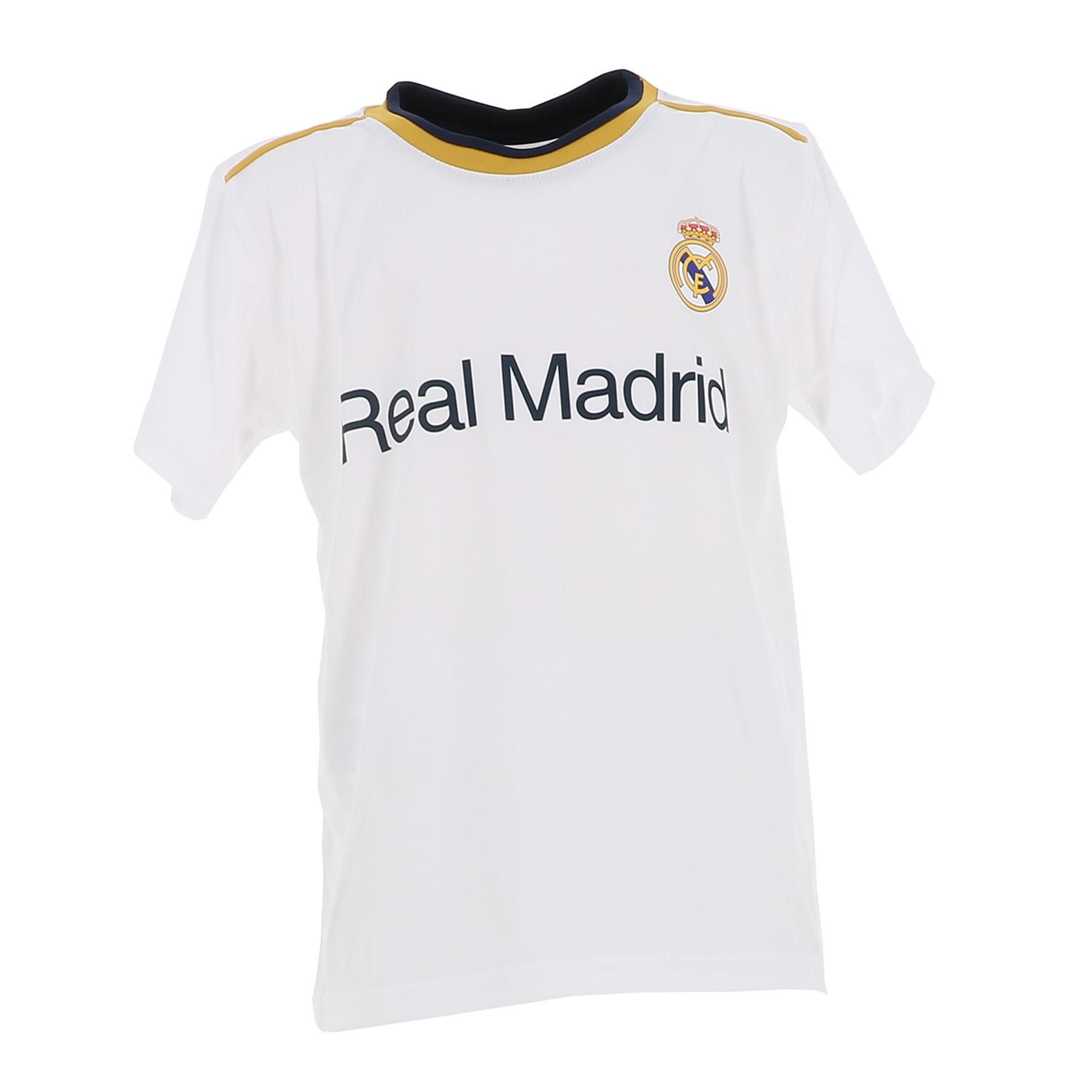 Maillot De Football Holiprom Polyester Tee Attack Real Madrid Blanc