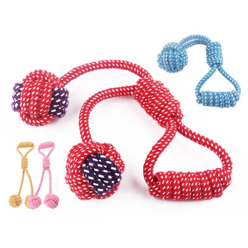 Jouets De Maison Pour Animaux Domestiques Jouets À N¿Ud Tissé Pour Petits Chiens Nettoyage Des Dents Pour Animaux De Compagnie Boule De Dentition Fournitures De Moyenne Et Grande Taille 1 Pièces
