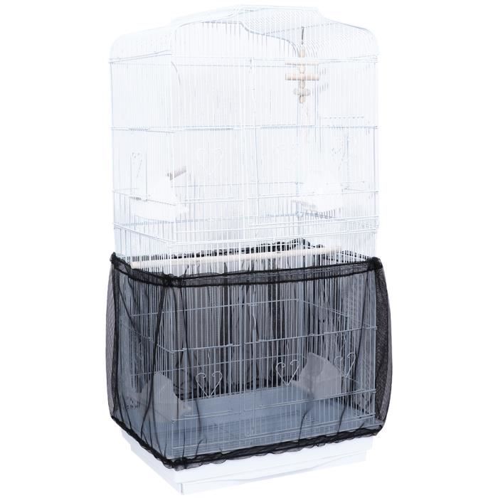 Pc Cage À Oiseaux Couverture Respirant Coffre-Fort Durable Nouveau Premium Net Jupe Seed Catcher Pet Voliere - Cage Oiseau
