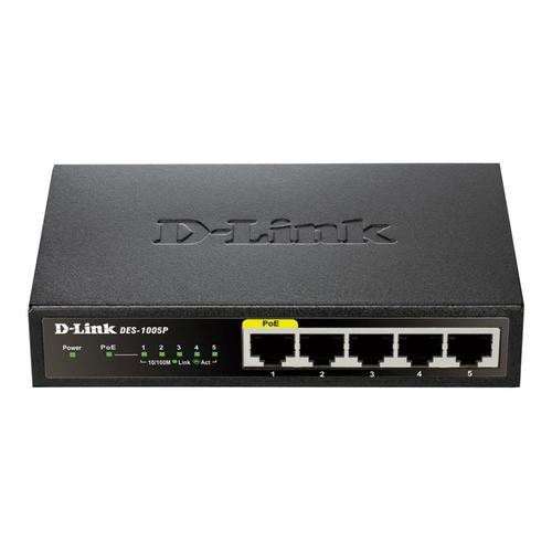 D-Link Des 1005P - Commutateur - Non Gã©Rã© - 5 X 10/100 - De Bureau - Poe