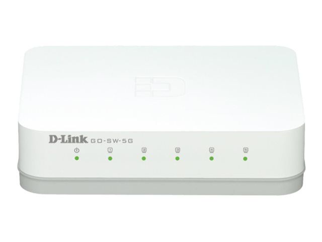 D Link GO SW 5G Commutateur non géré 5 x 101001000 de bureau