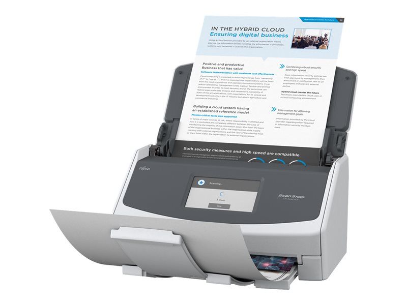Fujitsu ScanSnap iX1500 - Scanner de documents - CIS Double - Recto-verso - 216 x 863 mm - 600 dpi x 600 dpi - jusqu'à 30 ppm (mono) / jusqu'à 30 ppm (couleur) - Chargeur automatique de documents...