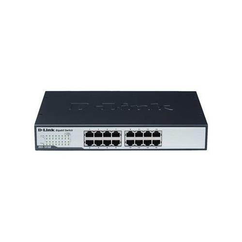 D-Link Dgs 1016D - Commutateur - Non Gã©Rã© - 16 X 10/100/1000 - De Bureau, Montable Sur Rack