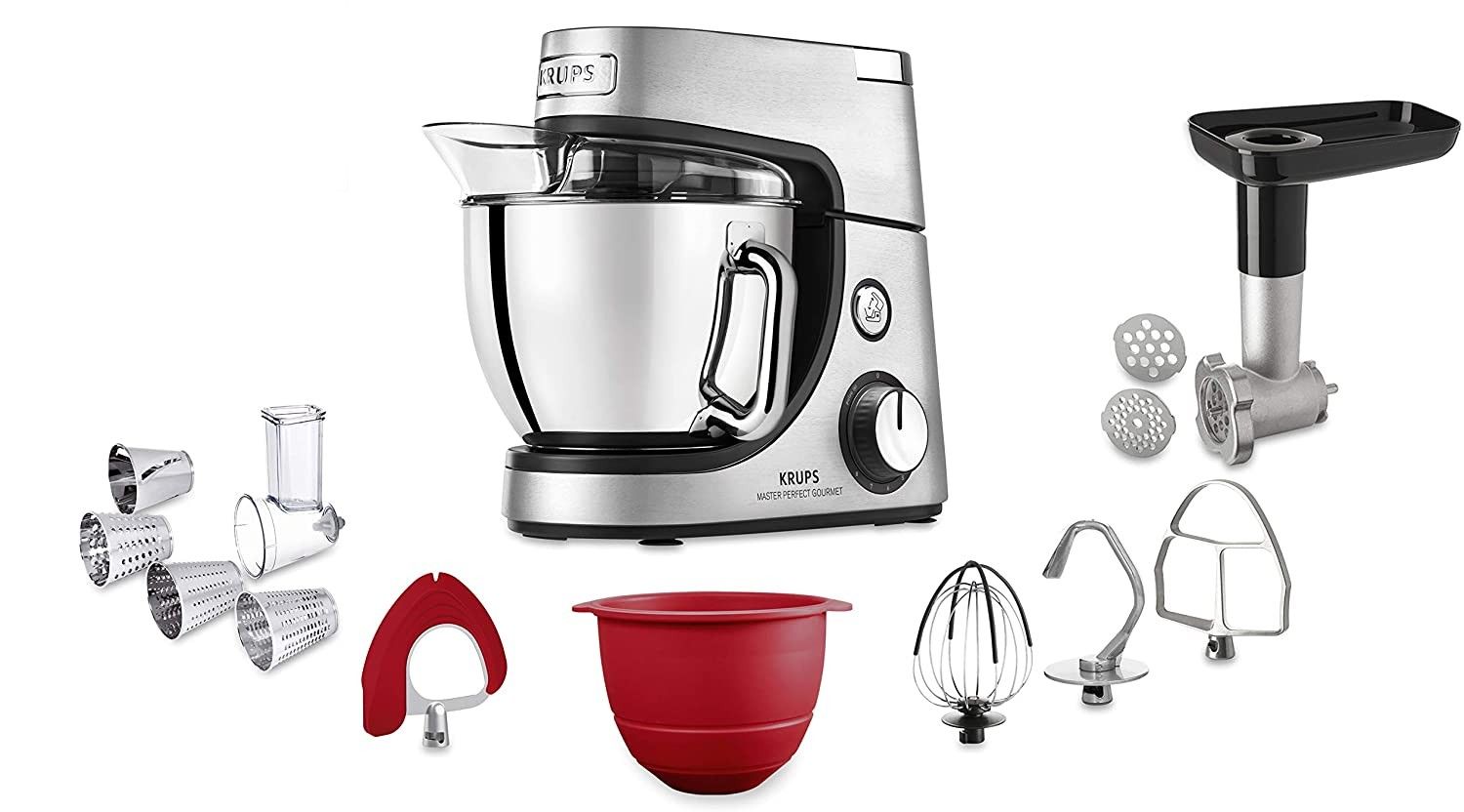 Krups KA631D Master Perfect Gourmet Robot culinaire 8 vitesses