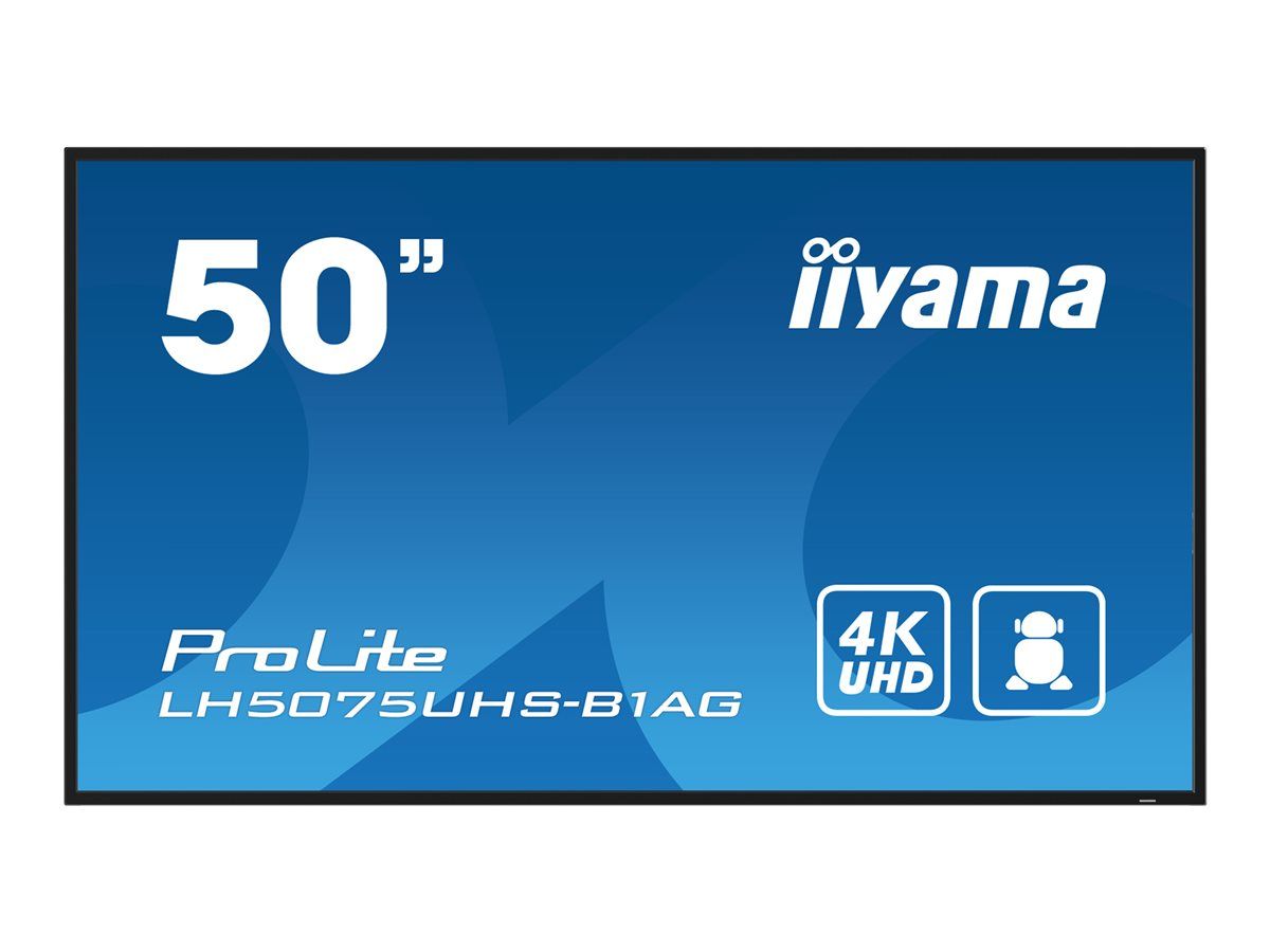 Iiyama 50IN LCD 3840X2160 9.5MS - vue 2