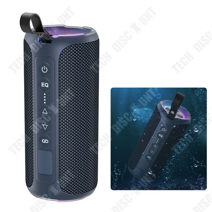 TD Enceinte Étanche IPX7 Bluetooth 5.0 enceinte bluetooth Enceinte Bluetooth Portable enceinte connectée enceinte bluetooth etanche