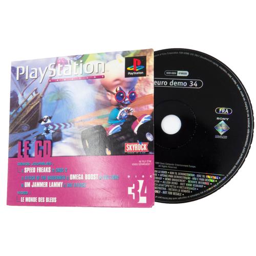 Cd De Dã©Mo Playstation Magazine Numã©Ro 34 Ps1