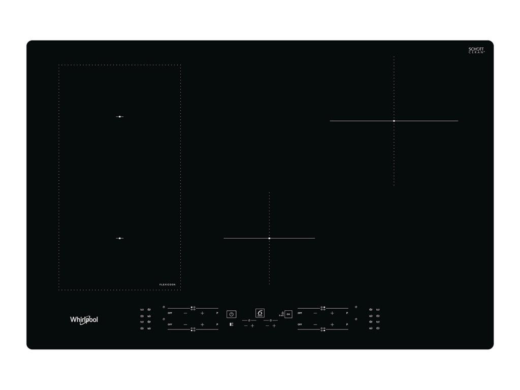 WHIRLPOOL Table induction 4 foyers largeur 77 cm WLB2977NE - vue 3