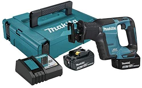 Makita DJR188RFJ - Scie récipro 18 V Li-Ion 3 Ah + Accessoires