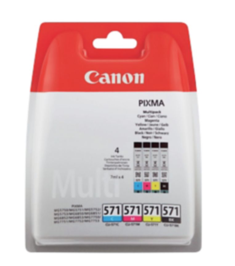 Canon 571XL Pack 4 cartouches - vue 3