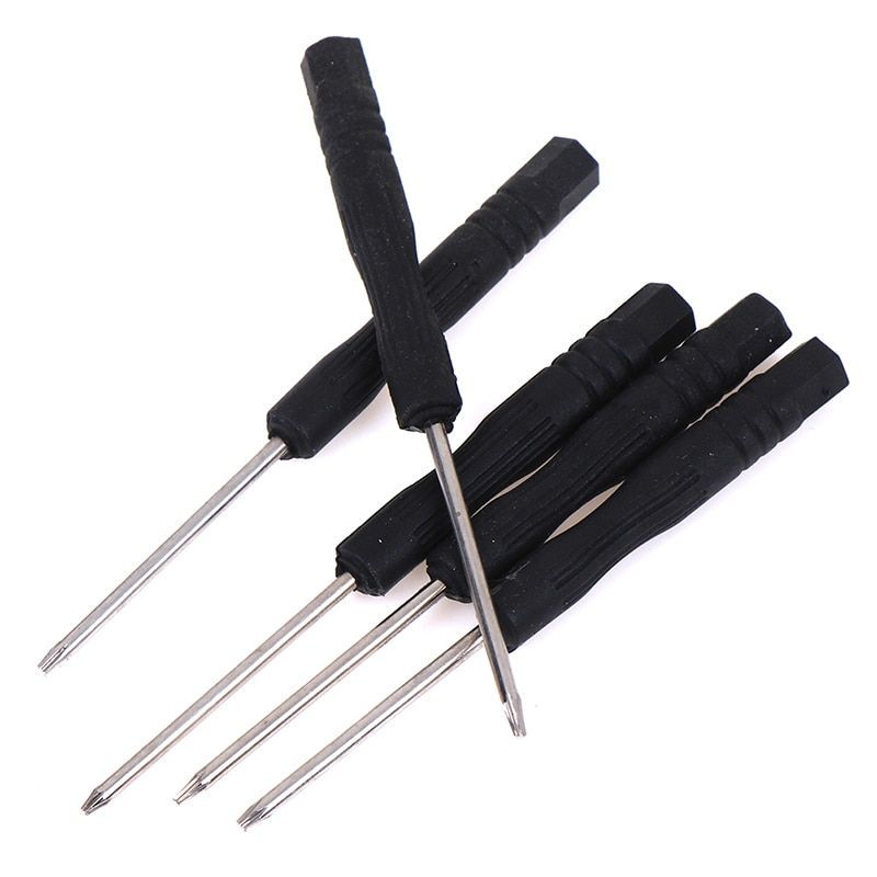 Chaud! Jeu de tournevis 5 pièces T2 + T3 + T4 + T5 + T6 pour téléphone portable outil de réparation noir précision Torx