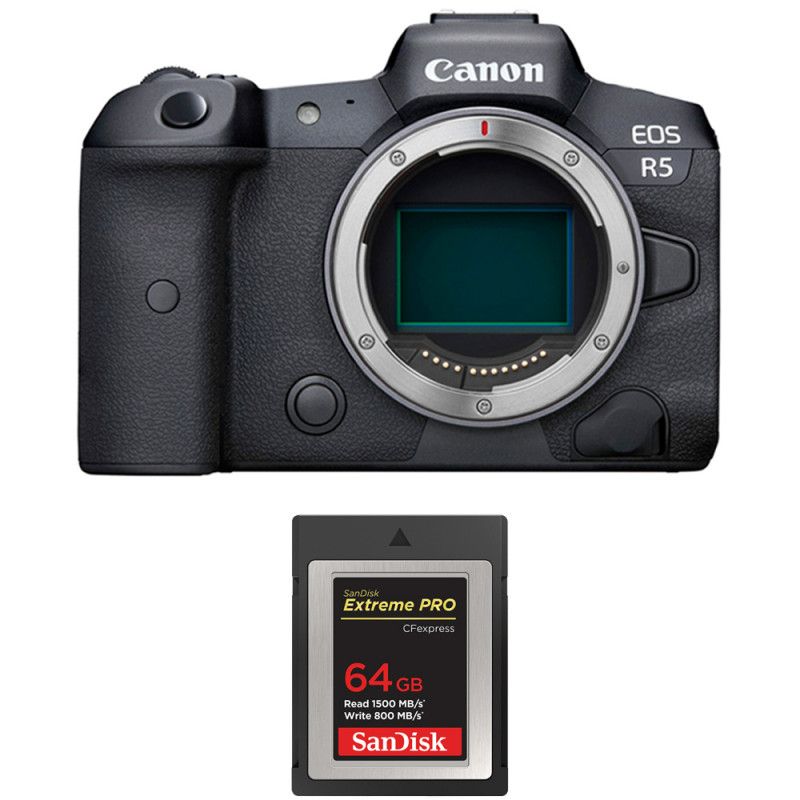 Canon EOS R5 Nu + SanDisk Extreme PRO CFexpress Type B